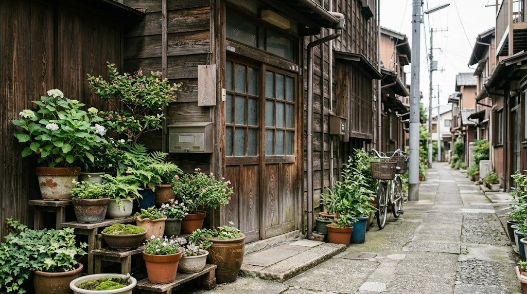 借地の上に建つ住宅